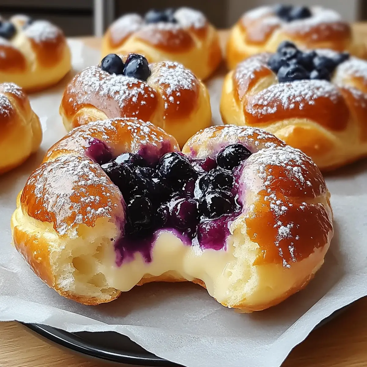 Delight in Danish Carnival Buns with Vanilla Cheesecake Today