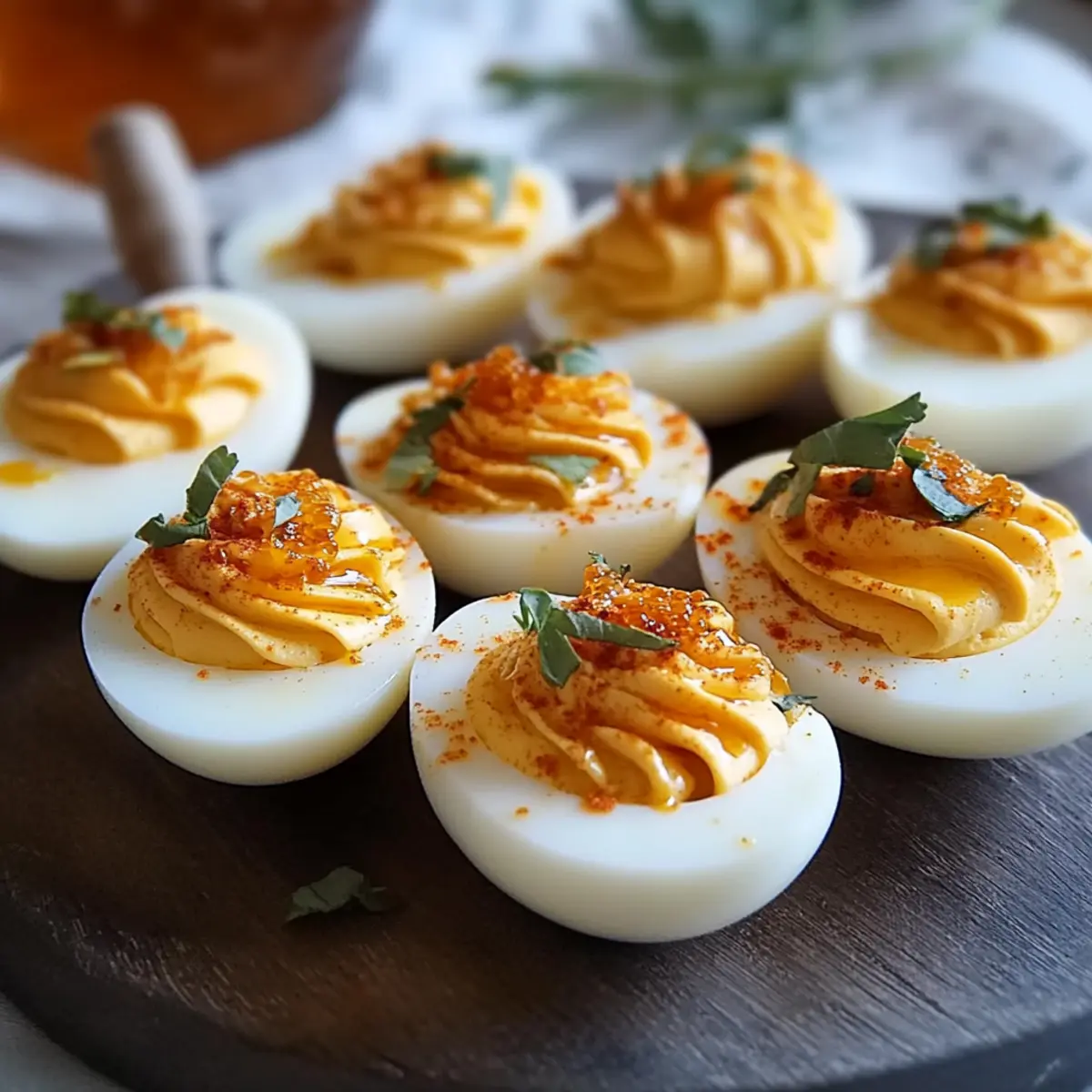 Spice Up Your Party with Hot Honey Deviled Eggs