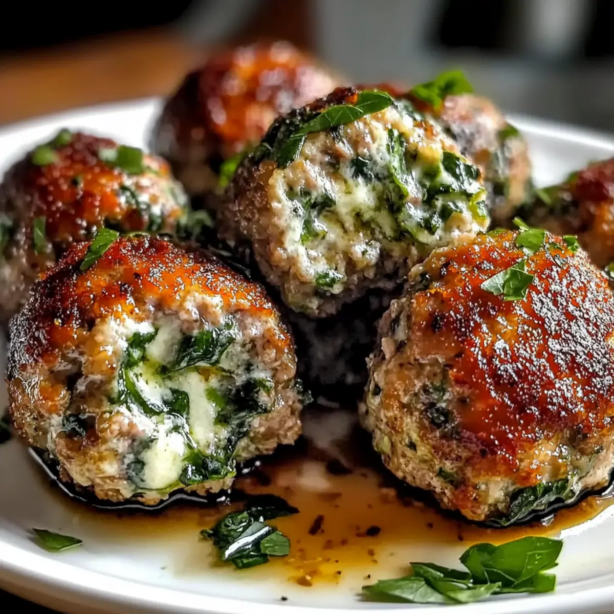 Savory Spinach Garlic Meatballs for Heartwarming Dinners