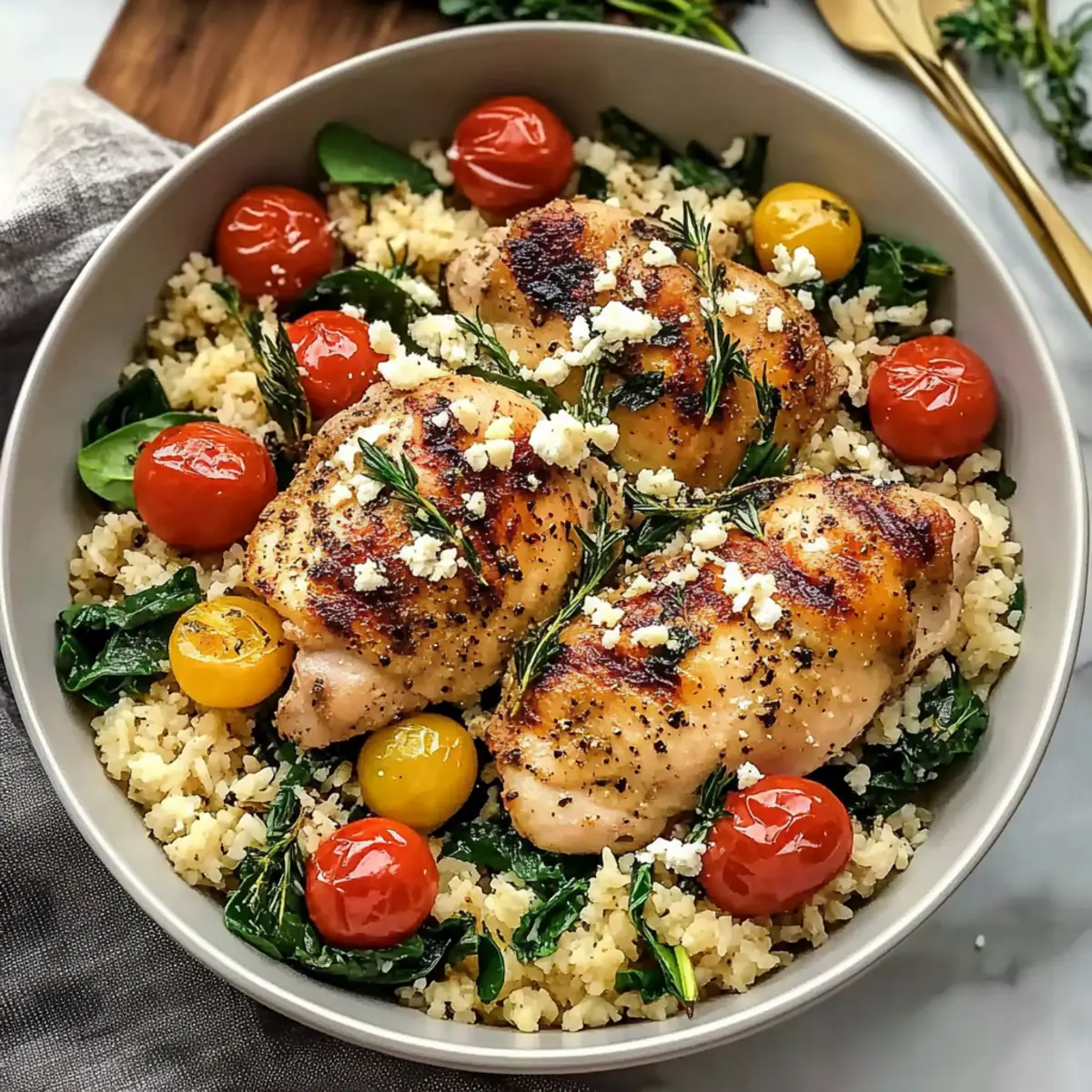 Savor Greek Chicken and Lemon Rice in One Delicious Pot