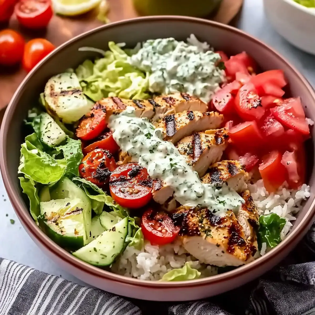 Delicious High Protein Greek Chicken Bowls for Busy Lives