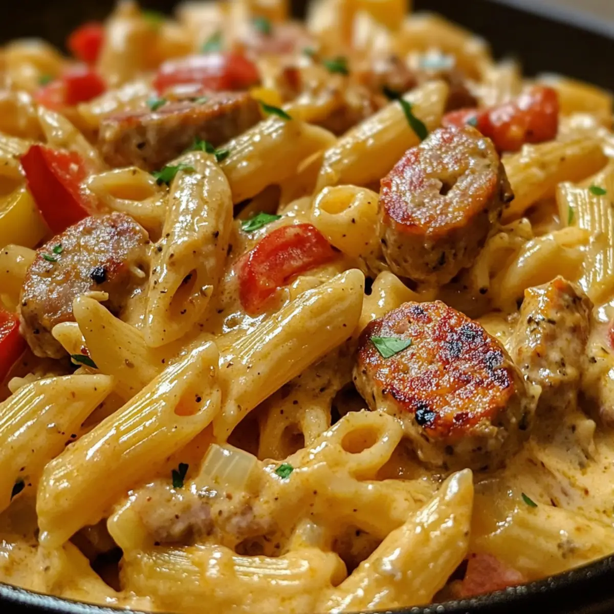 Creamy Pepper Jack Cajun Sausage Pasta in Just 35 Minutes