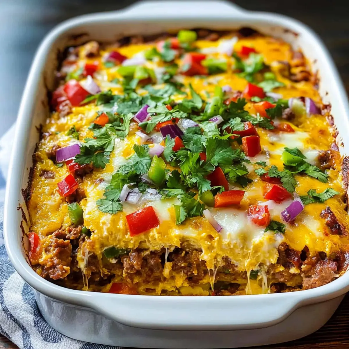 Savor the Morning with Mexican Breakfast Casserole Bliss