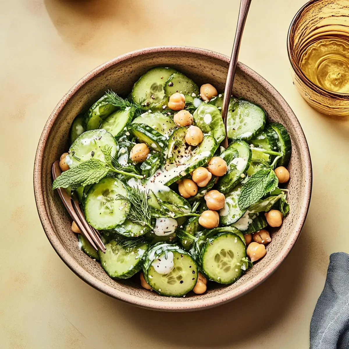 Cucumber Salad Bliss: Healthy, Creamy, and Refreshing Delight
