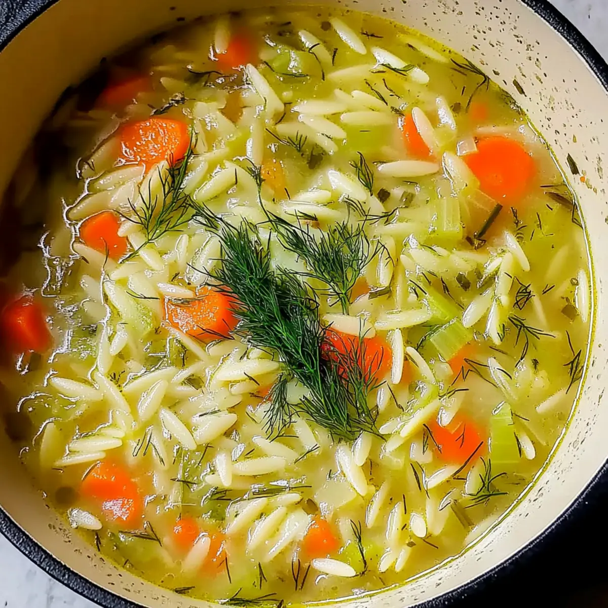 Comforting Orzo, Leek and Dill Soup Ready in 35 Minutes