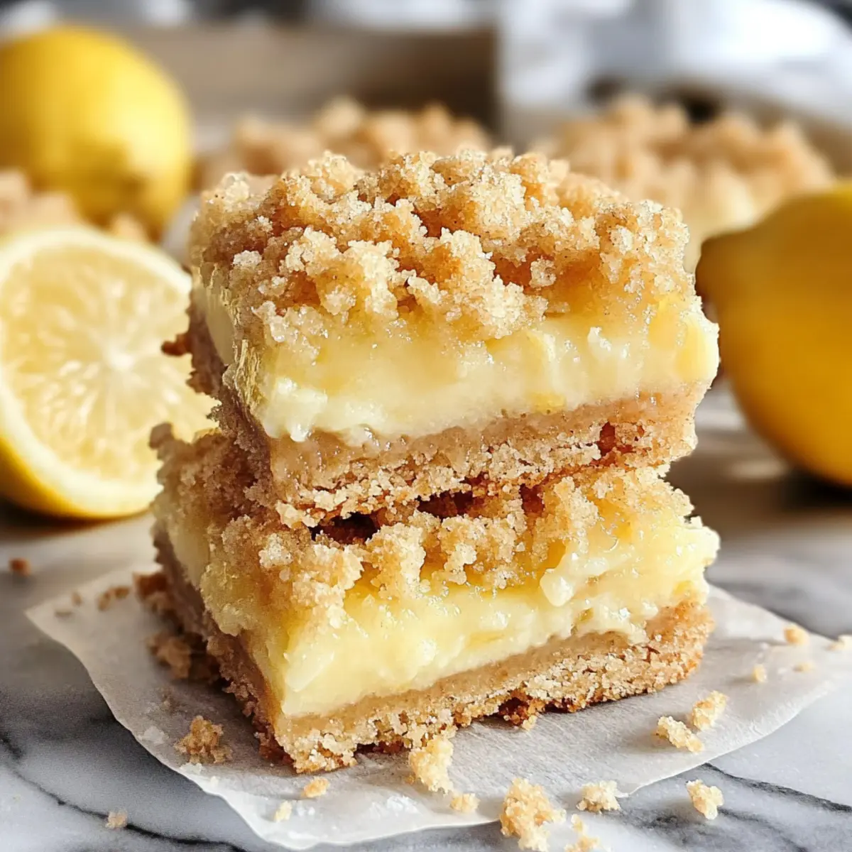 Zesty Lemon Crumb Bars That'll Brighten Your Day