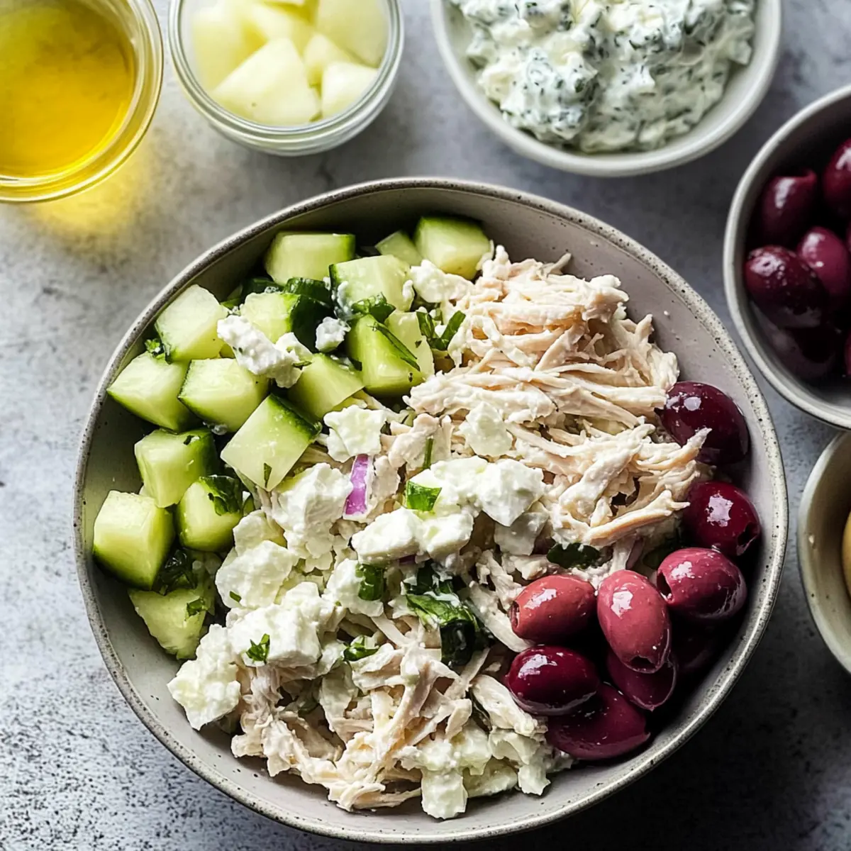 Refreshing Tzatziki Chicken Salad for Vibrant Summer Days