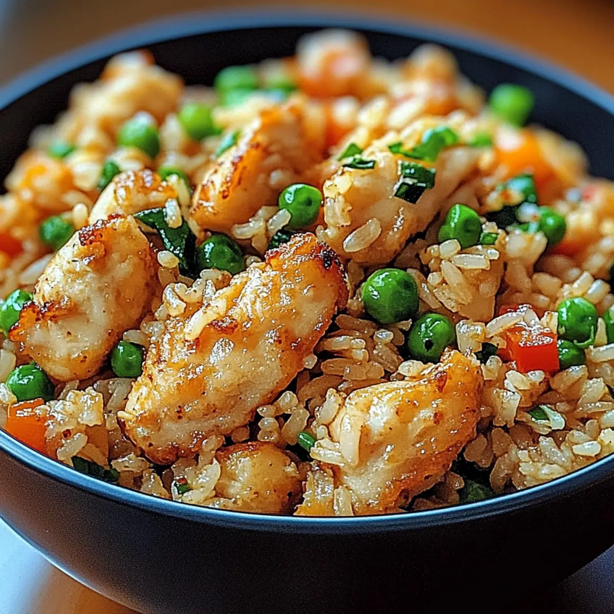 Flavorful Garlic Chicken Fried Rice for a Comforting Meal