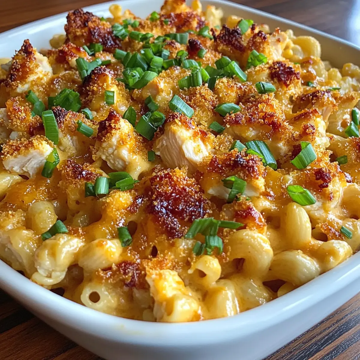Deliciously Creamy High-Protein Honey BBQ Chicken Mac & Cheese