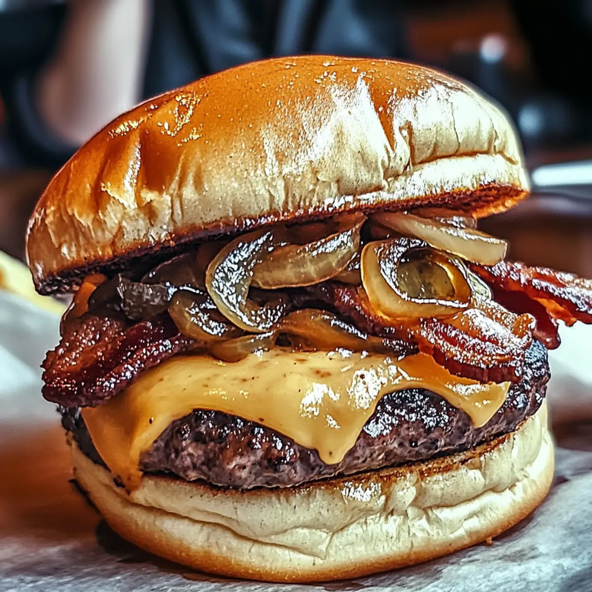 Irresistible Irish Pub Burgers with Creamy Mustard Sauce
