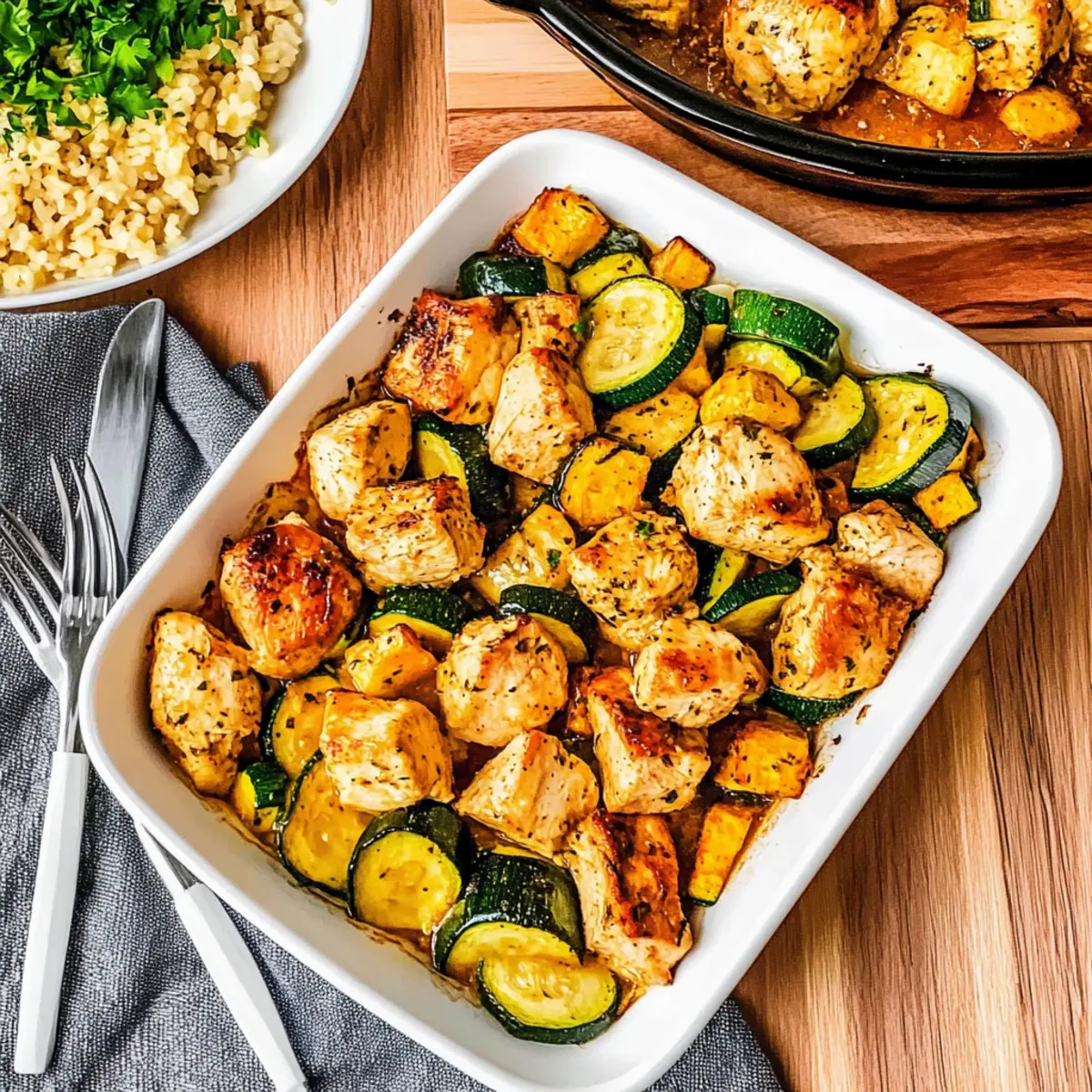 Delicious Chicken Zucchini Bake for Stress-Free Weeknight Dinners