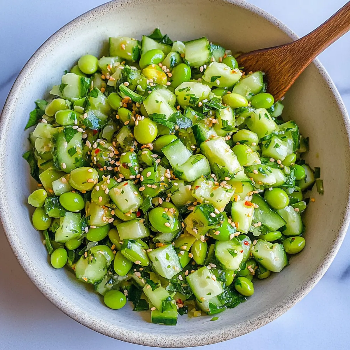 Cucumber Edamame Salad: A Refreshing Summer Delight