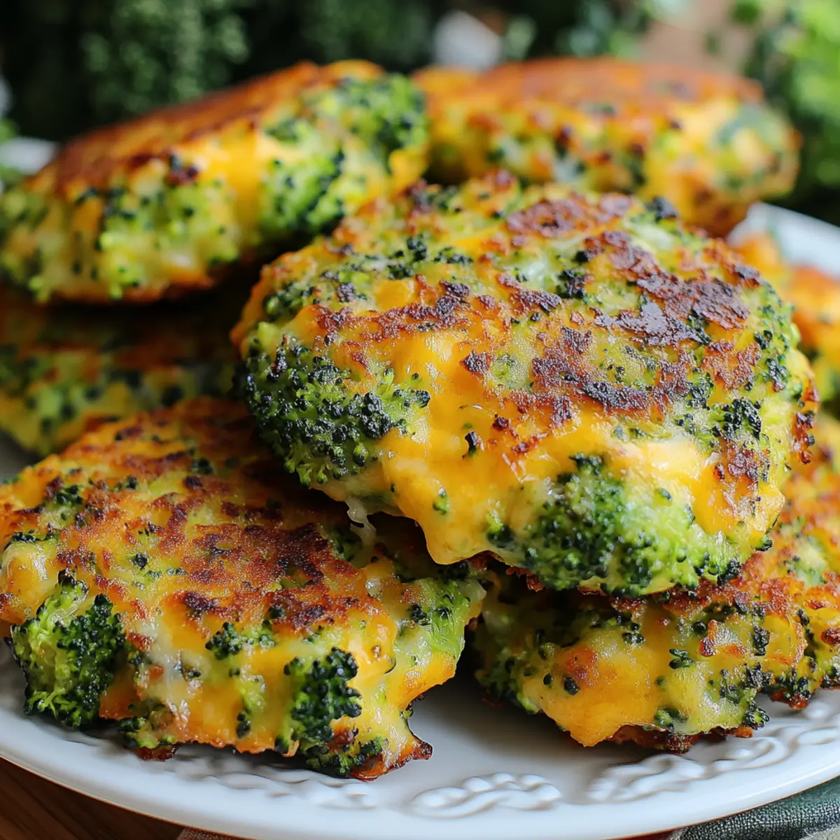 Crispy Broccoli Cheese Patties for a Healthy Snack Delight