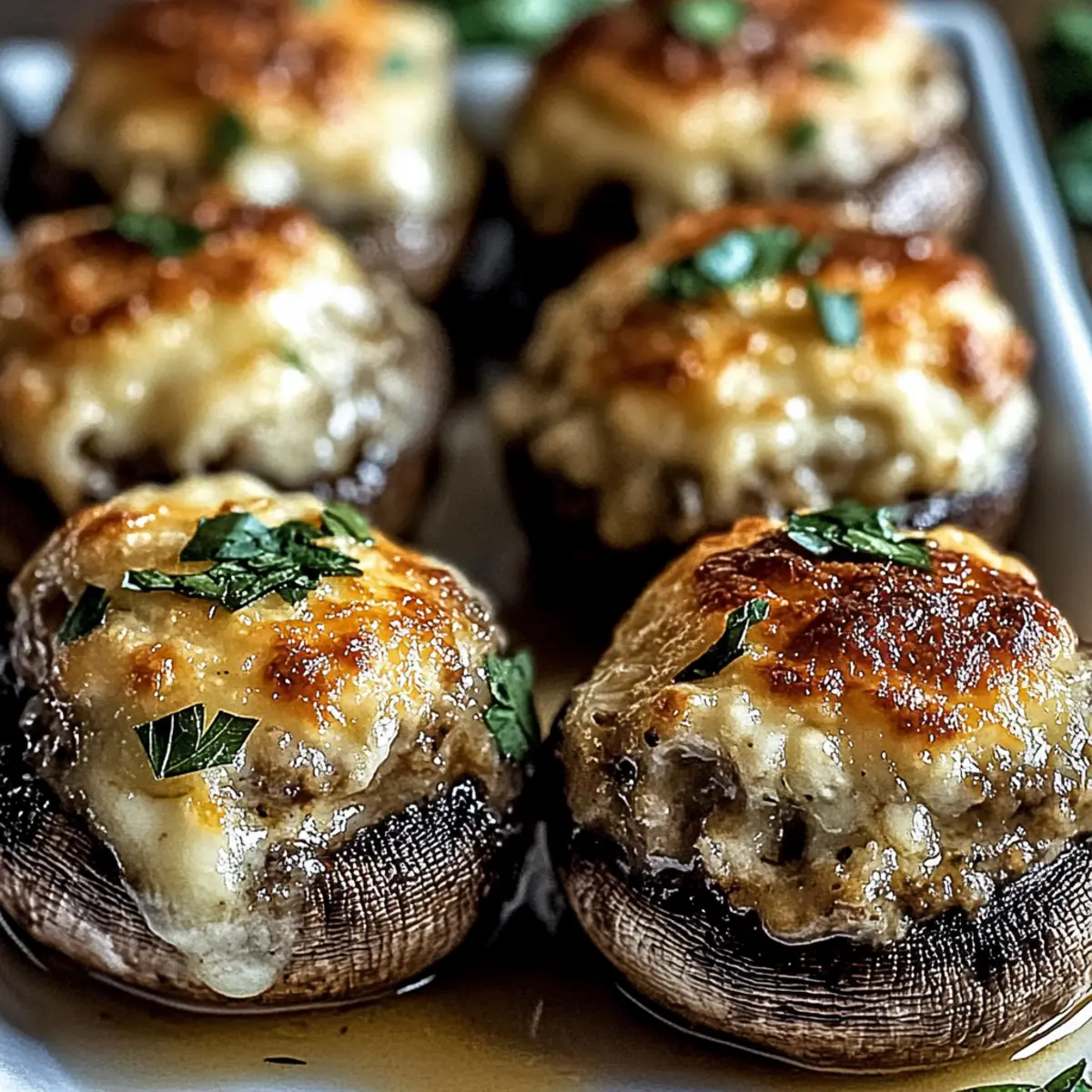 Savory Olive Garden Stuffed Mushrooms You Can Customize!