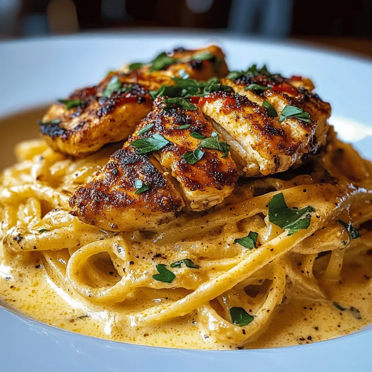 Creamy Cajun Chicken & Parmesan Linguine for Cozy Nights