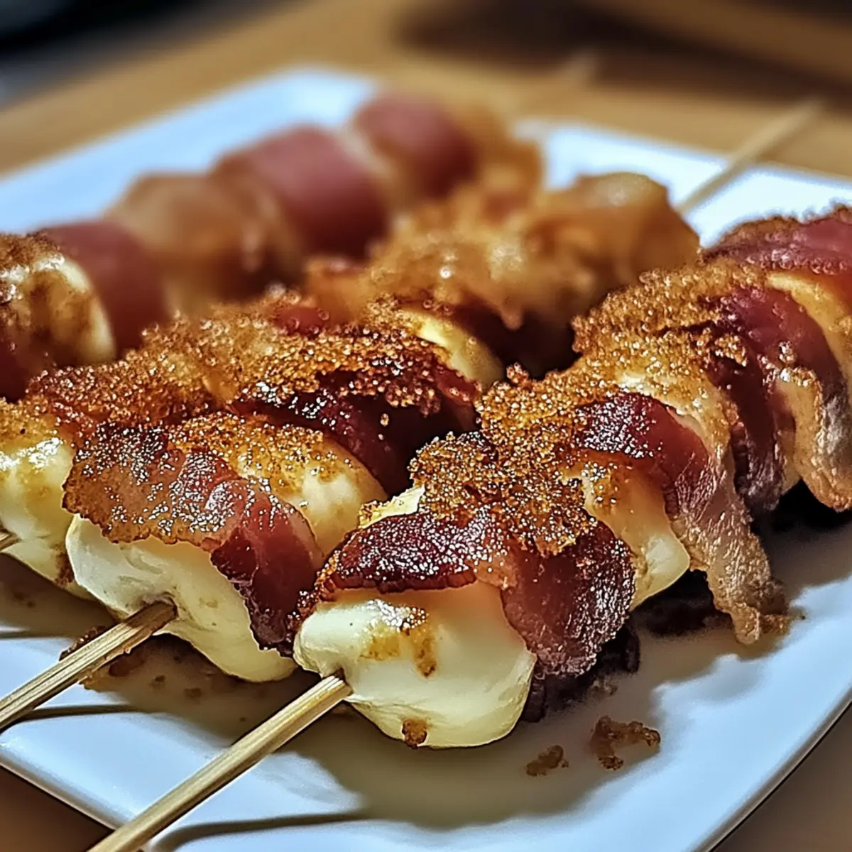 Sweet and Savory Bacon Mozzarella Poppers for Irresistible Snacking