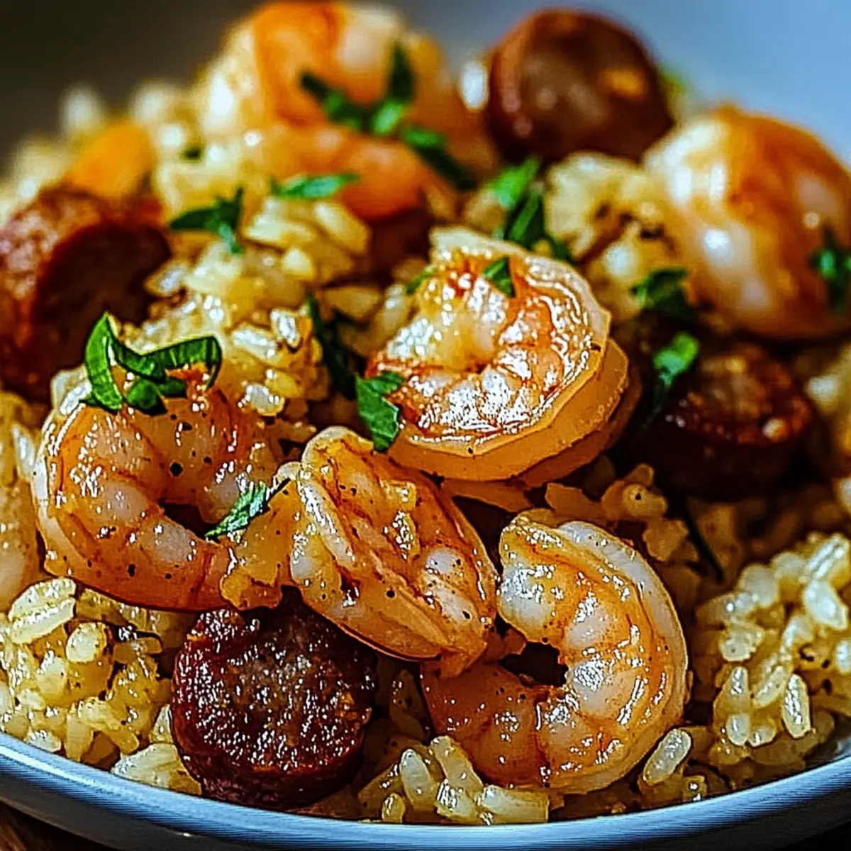 Savory Shrimp and Sausage Dirty Rice for Cozy Dinner Bliss