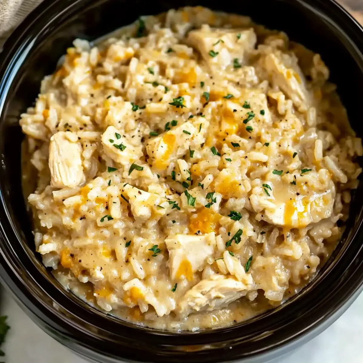 Creamy Crockpot Chicken and Rice for Cozy Family Dinners