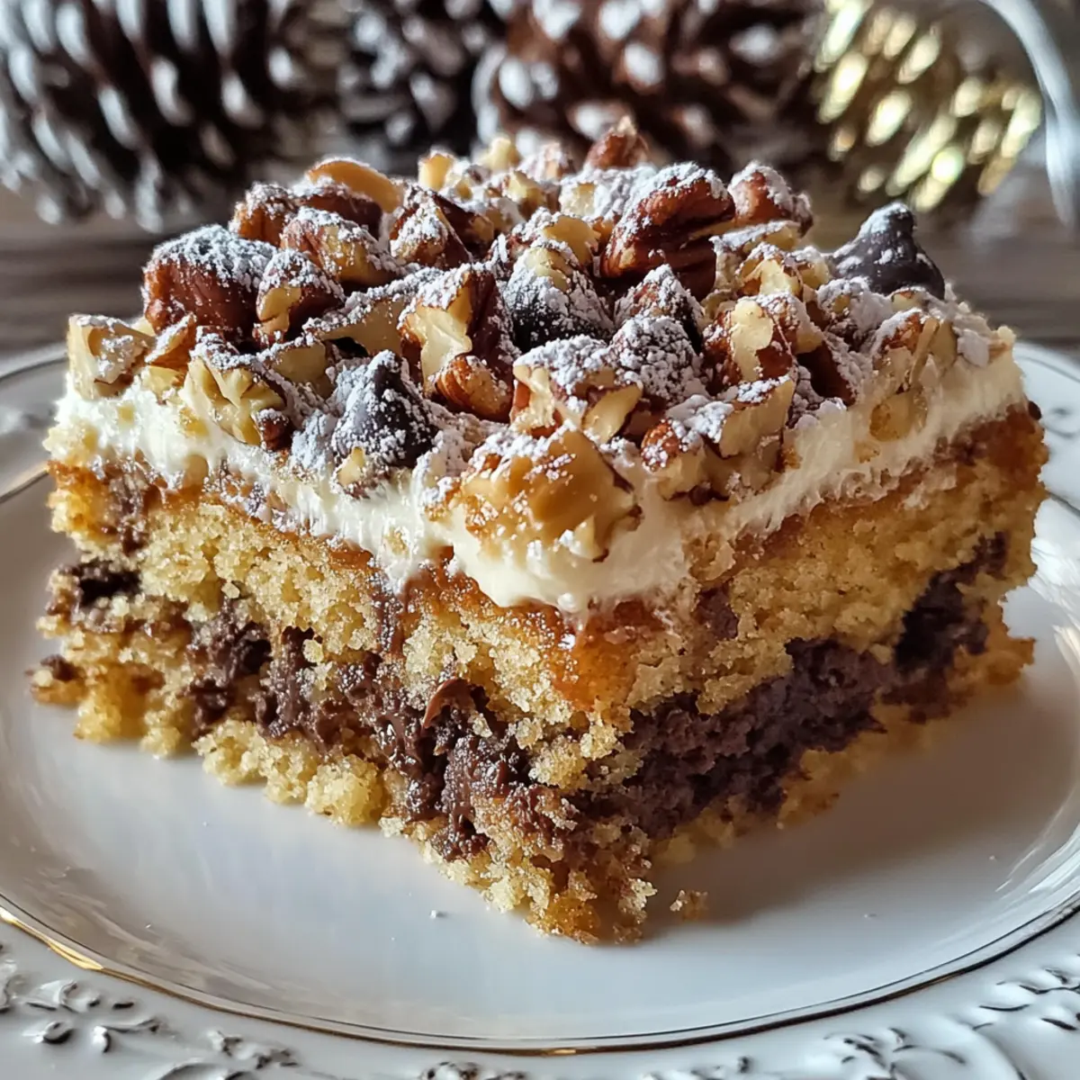 Christmas Toffee Crunch Cake: Holiday Bliss in Every Slice