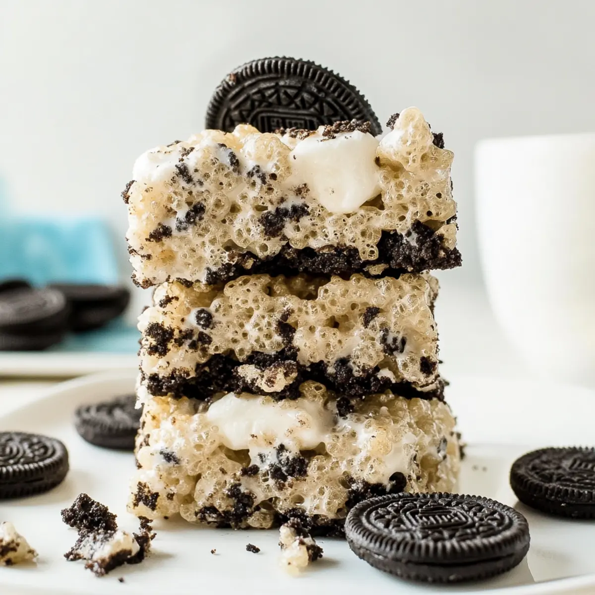Oreo Rice Krispies Treats That Make Snacking Irresistible