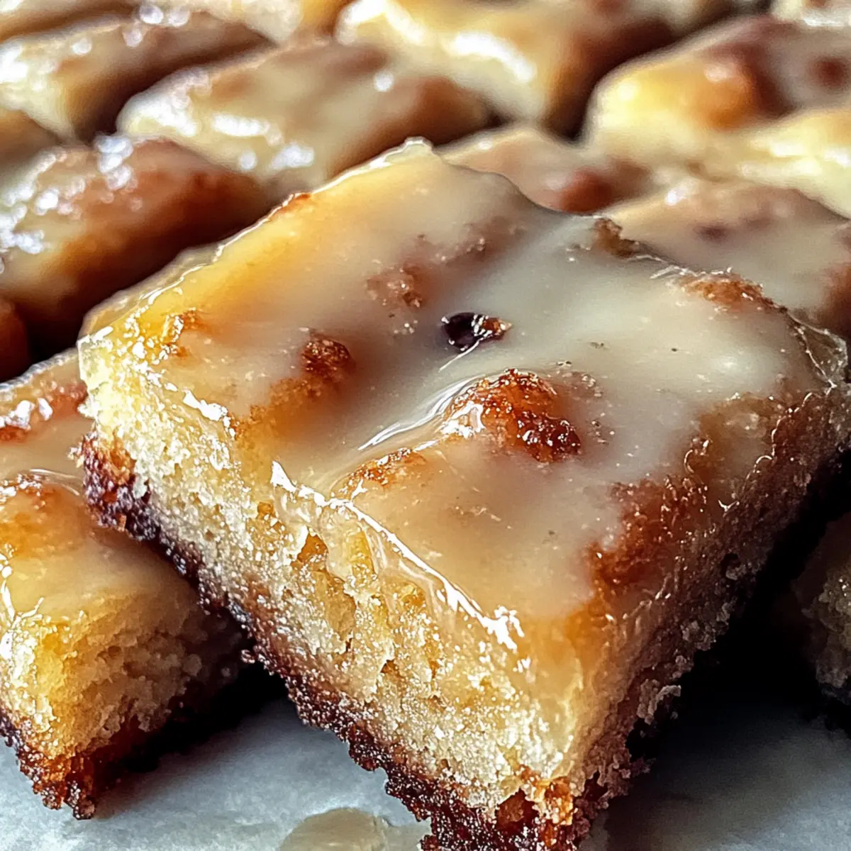 Buttermilk Donut Bars with Brown Butter Maple Glaze Delight