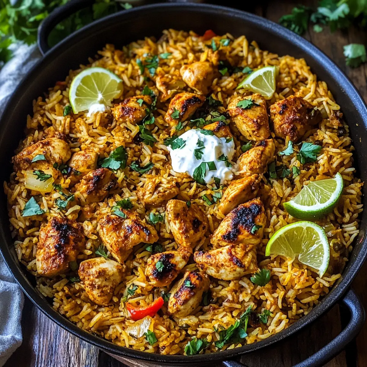 One Pot Chicken Shawarma Rice: A Flavorful Family Feast