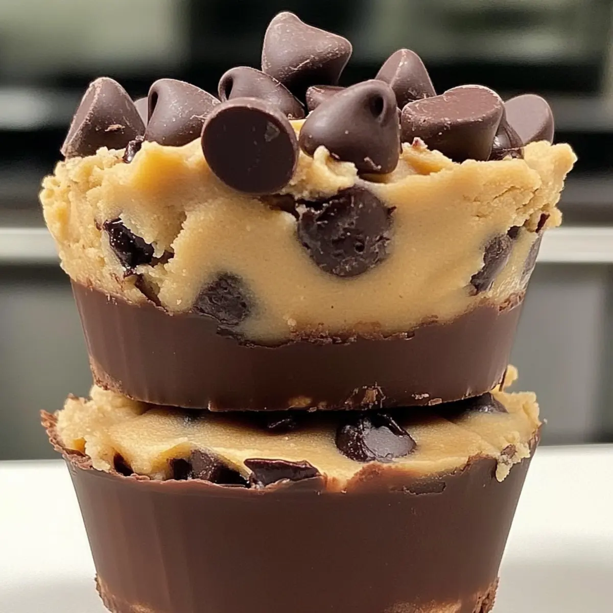 Decadent Chocolate Chip Cookie Dough Cups You'll Crave