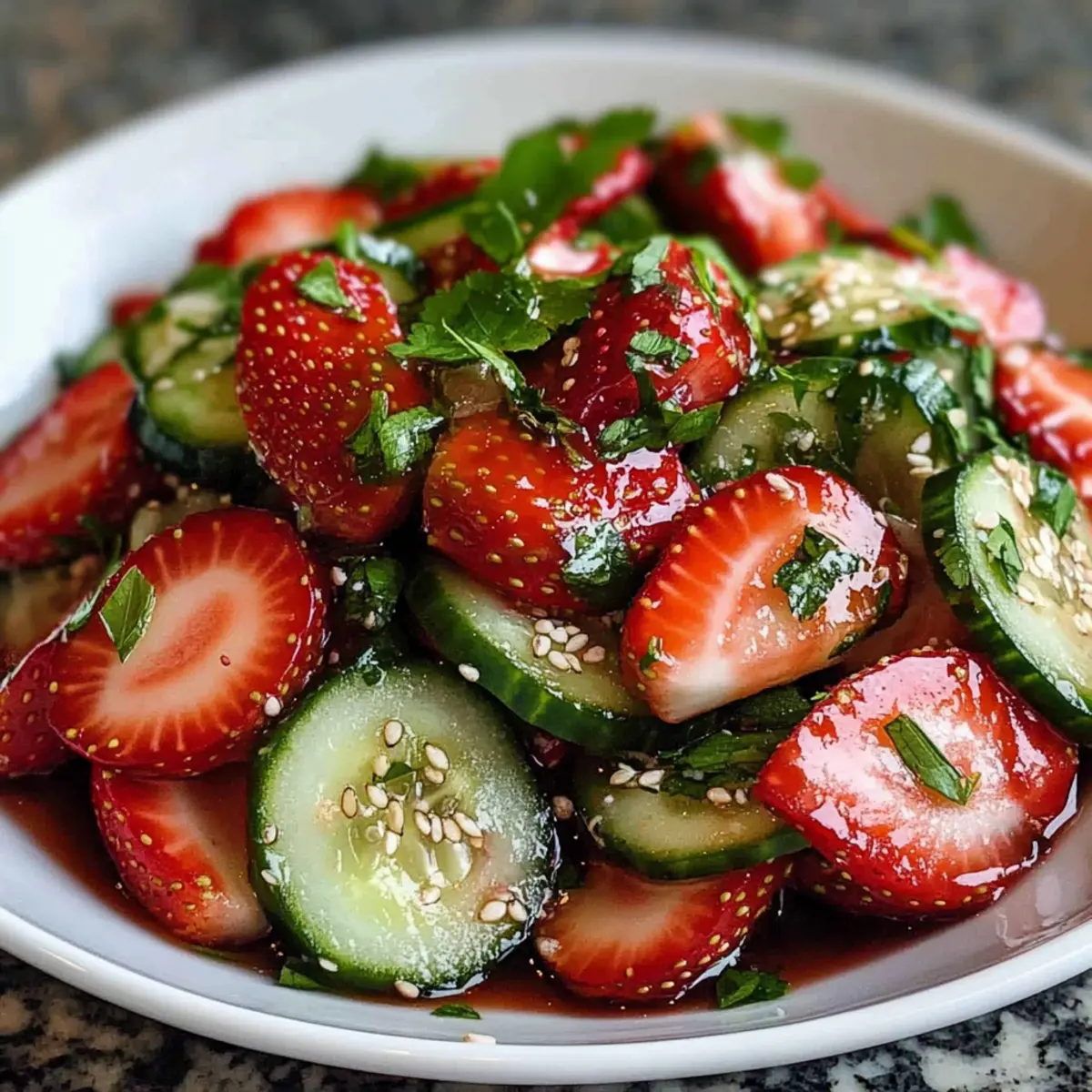 Cucumber Strawberry Salad That'll Refresh Your Summer Days