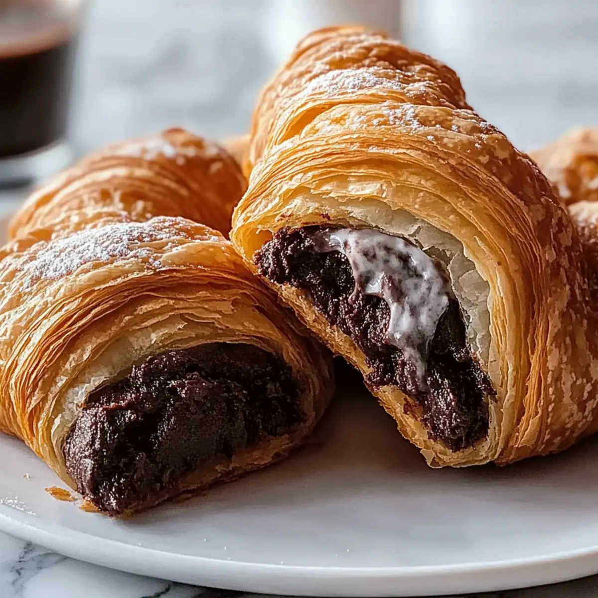 Irresistible Brownie Batter Croissants for Quick Indulgence