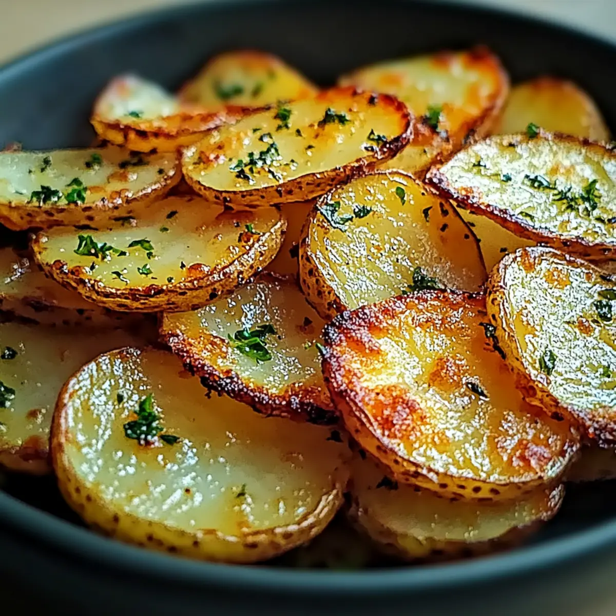 Crispy Sliced Potatoes You Can’t Resist – Easy Oven Recipe