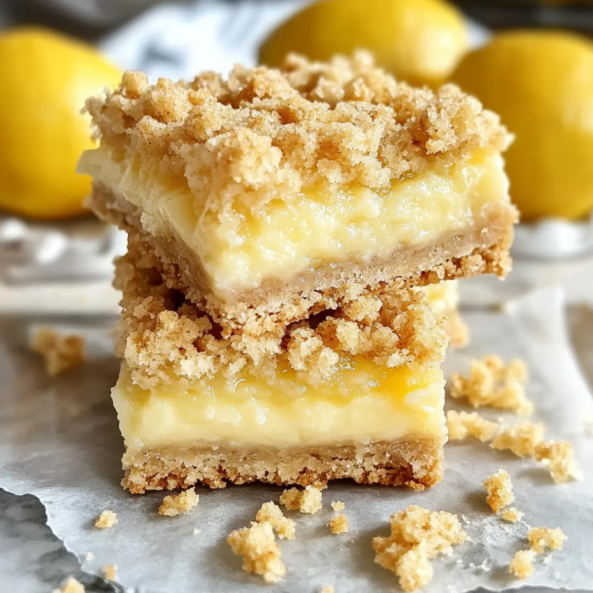 Lemon Crumb Bars That Brighten Your Day with Zesty Goodness