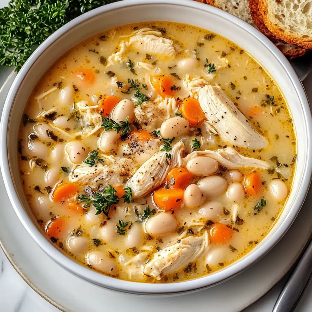 Creamy Chicken White Bean Soup for Cozy Nights In