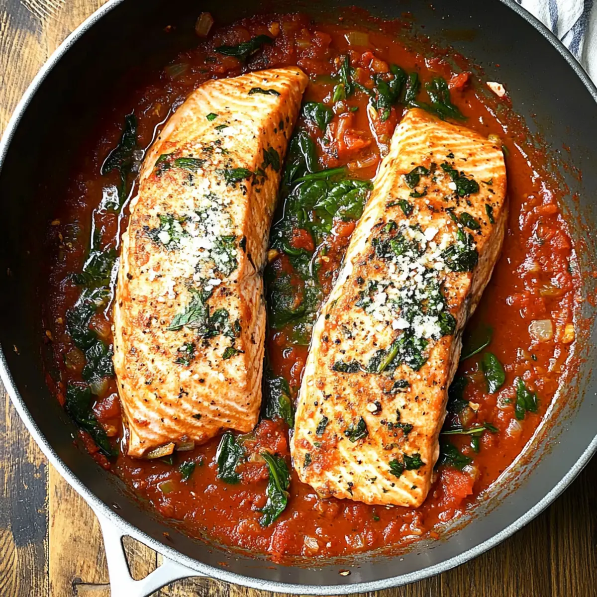 Spicy Salmon all’Arrabbiata: A Quick Flavorful Retreat