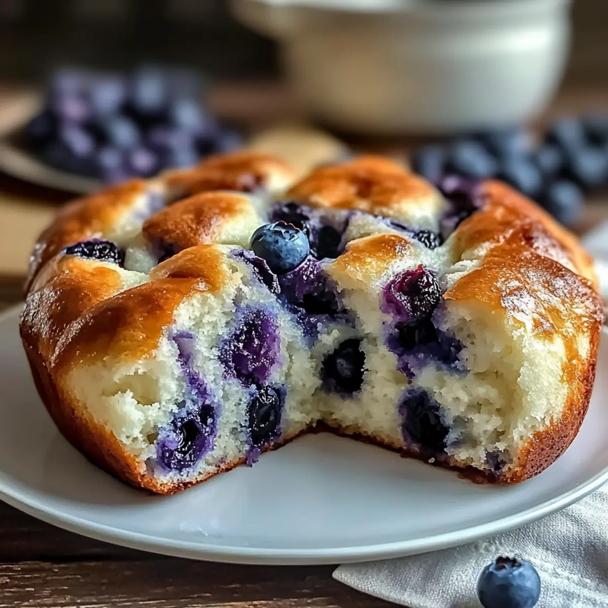 Cottage Cheese Blueberry Cloud Bread: Light, Fluffy Perfection