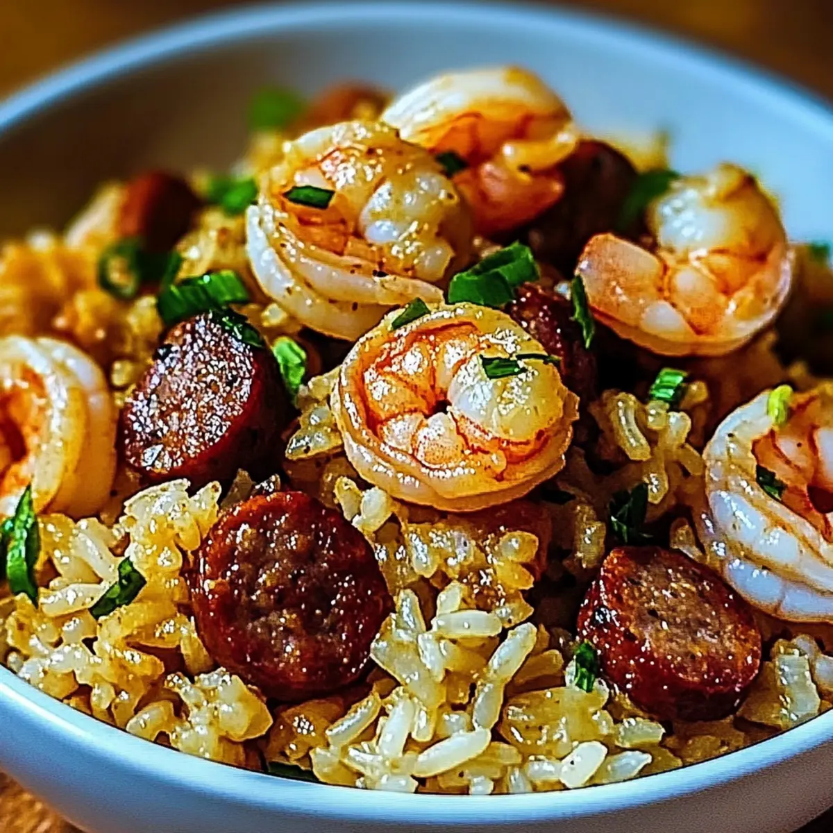 Savory Shrimp and Sausage Dirty Rice for Family Gatherings