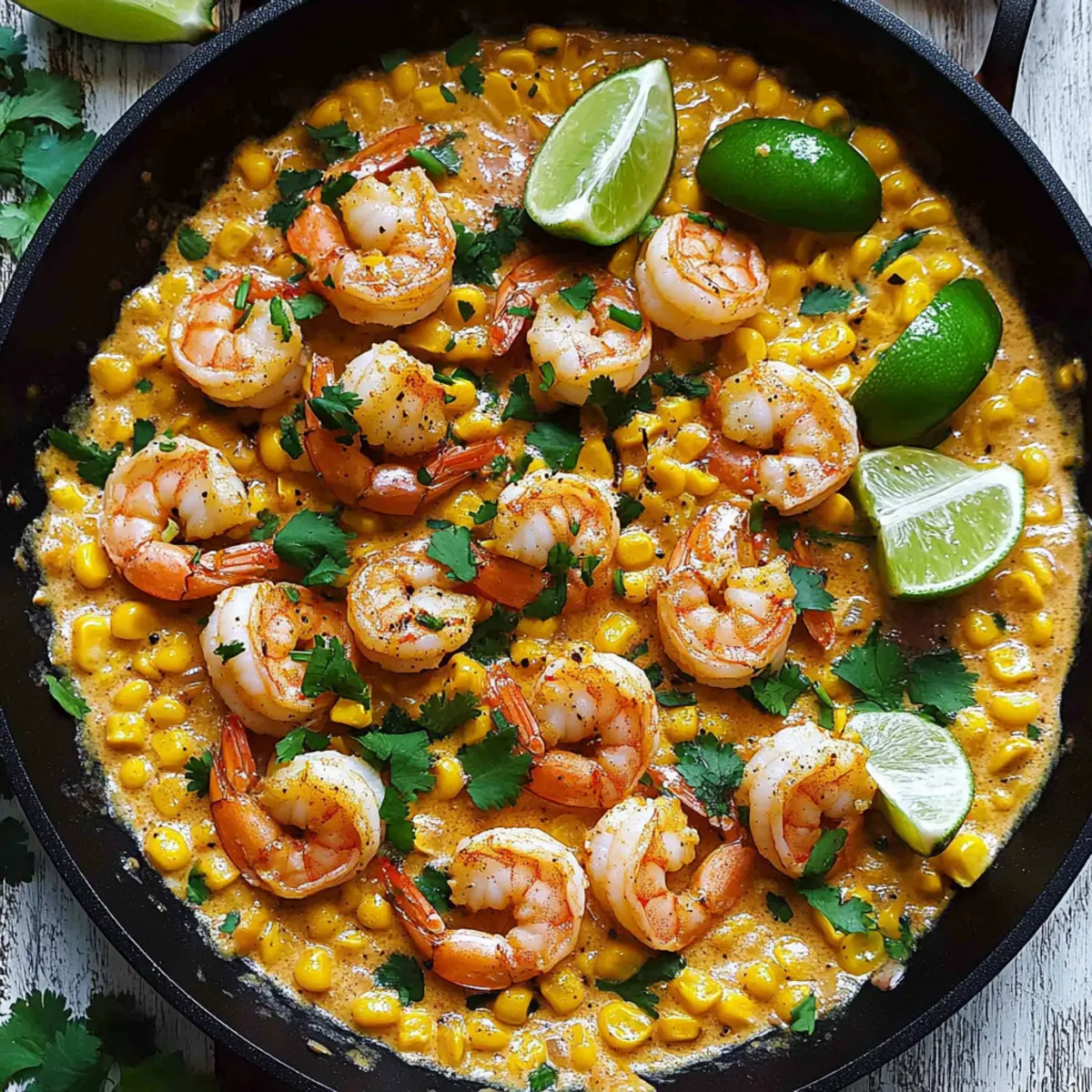 Shrimp and Creamed Corn: A Summer One-Pan Sensation