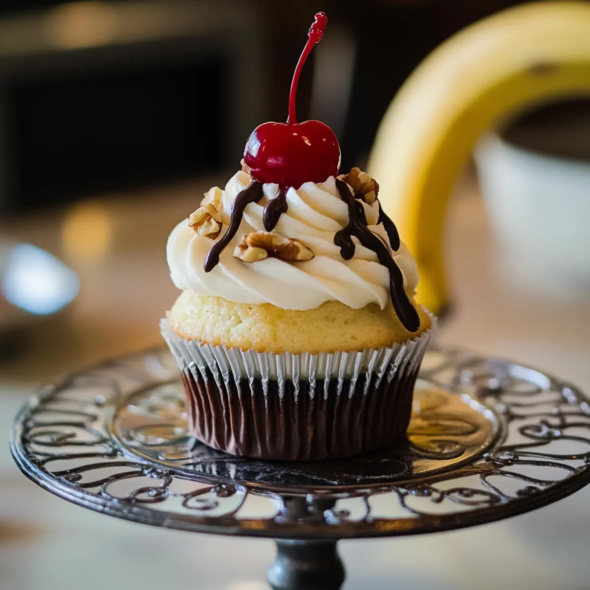 Decadent Banana Split Cupcakes for Your Sweet Cravings