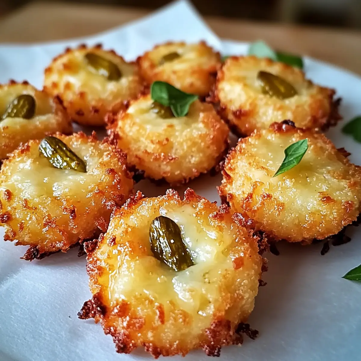 Crispy Pickle Cheese Bites for Unforgettable Snack Moments