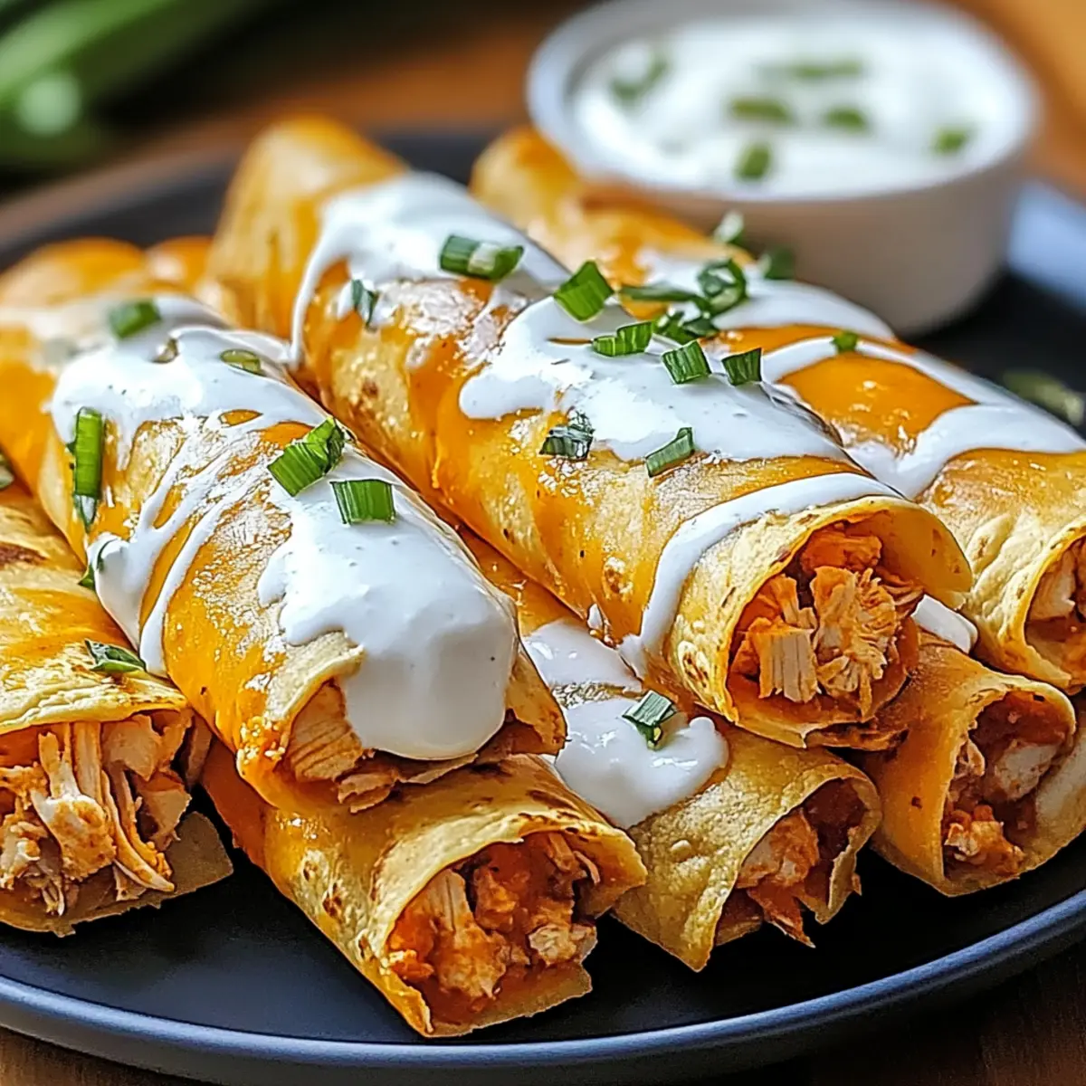 Baked Buffalo Chicken Taquitos for Flavor-Packed Game Days