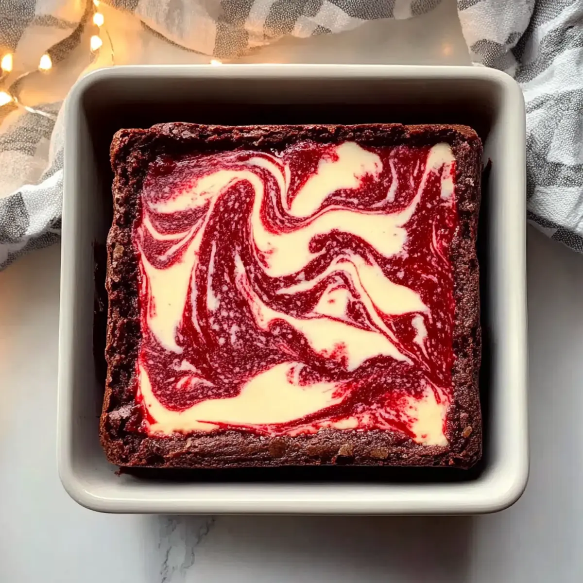 Irresistible Red Velvet Brownies with Cheesecake Layer Delight