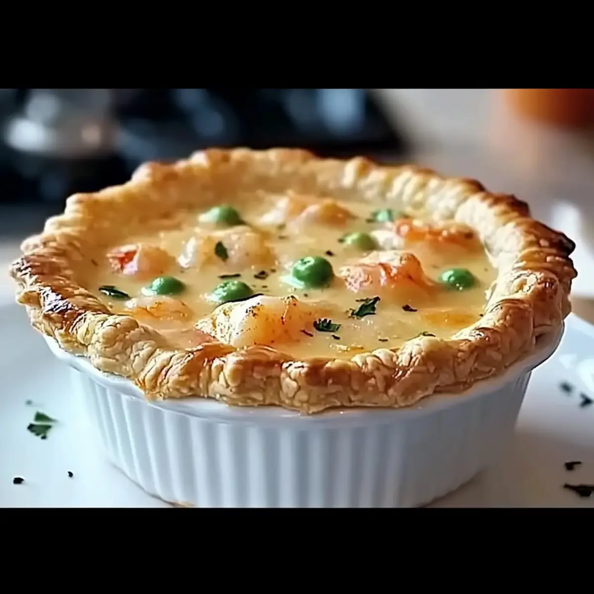 Savory Seafood Pot Pie with a Spicy Cajun Twist