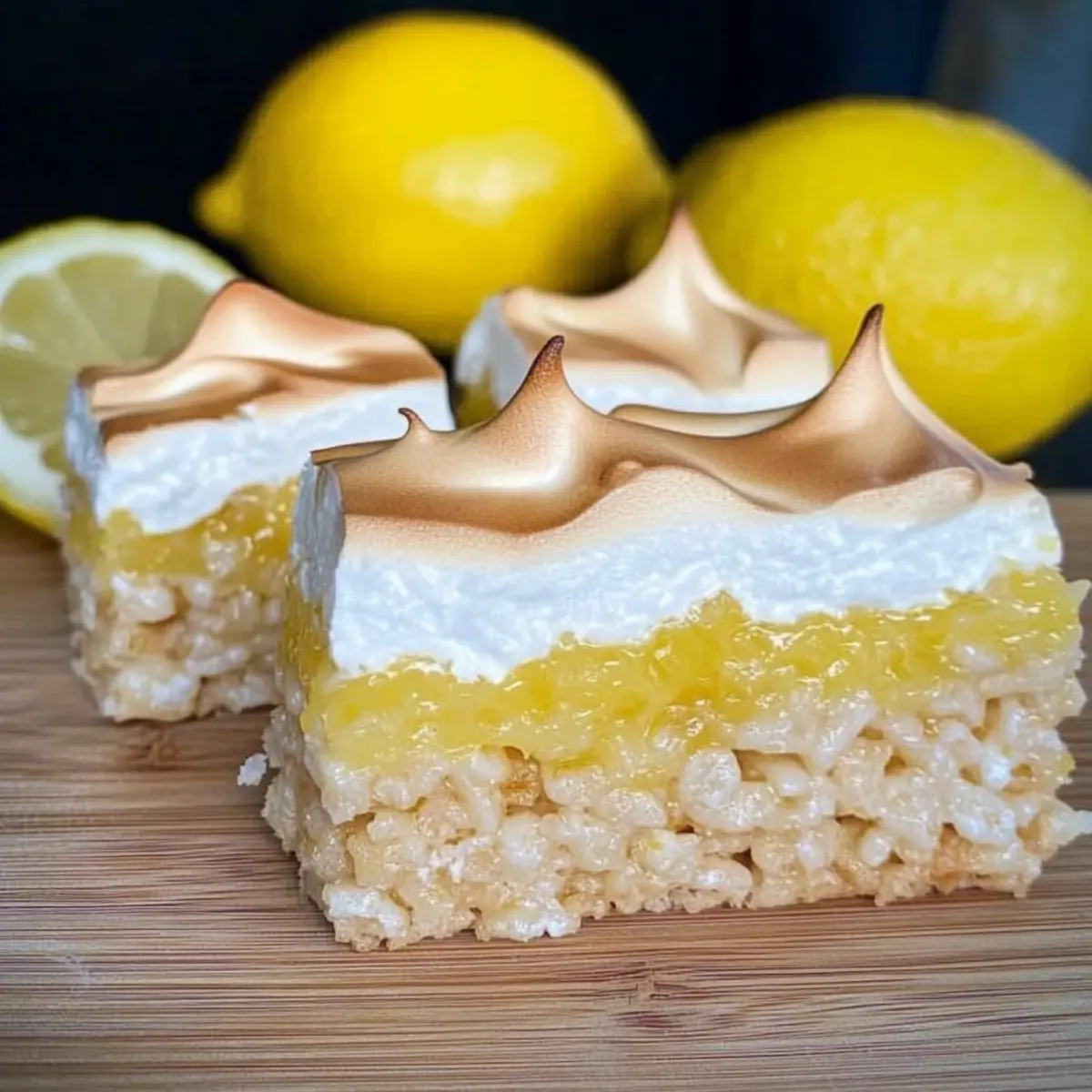 Lemon Meringue Rice Krispie Treats: A Sweet Twist You’ll Love