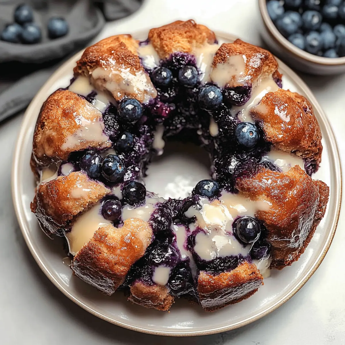 Blueberry Monkey Bread: Pull-Apart Bliss for Any Occasion