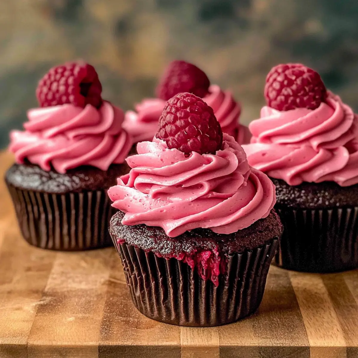 Irresistible Chocolate Raspberry Cupcakes for Sweet Romance