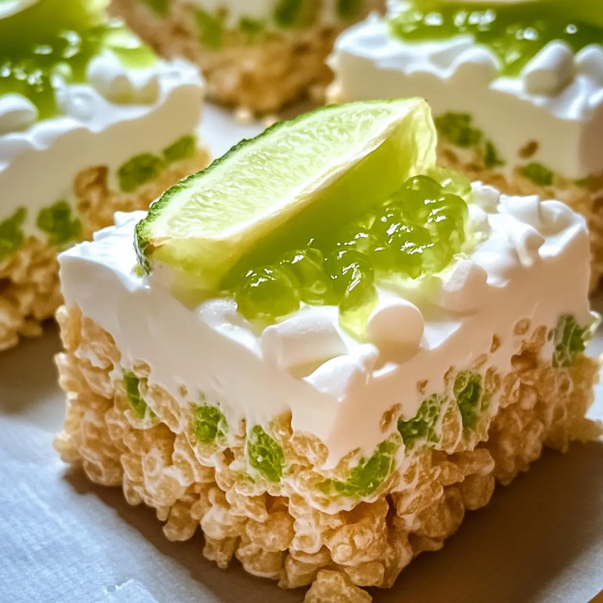 Key Lime Pie Rice Krispie Treats That Wow Every Bite