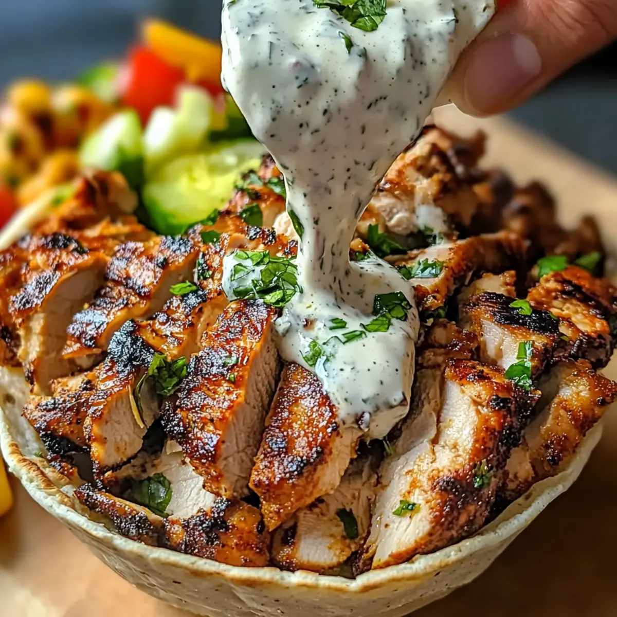 Savory Chicken Shawarma with Garlic Sauce in Just 90 Minutes