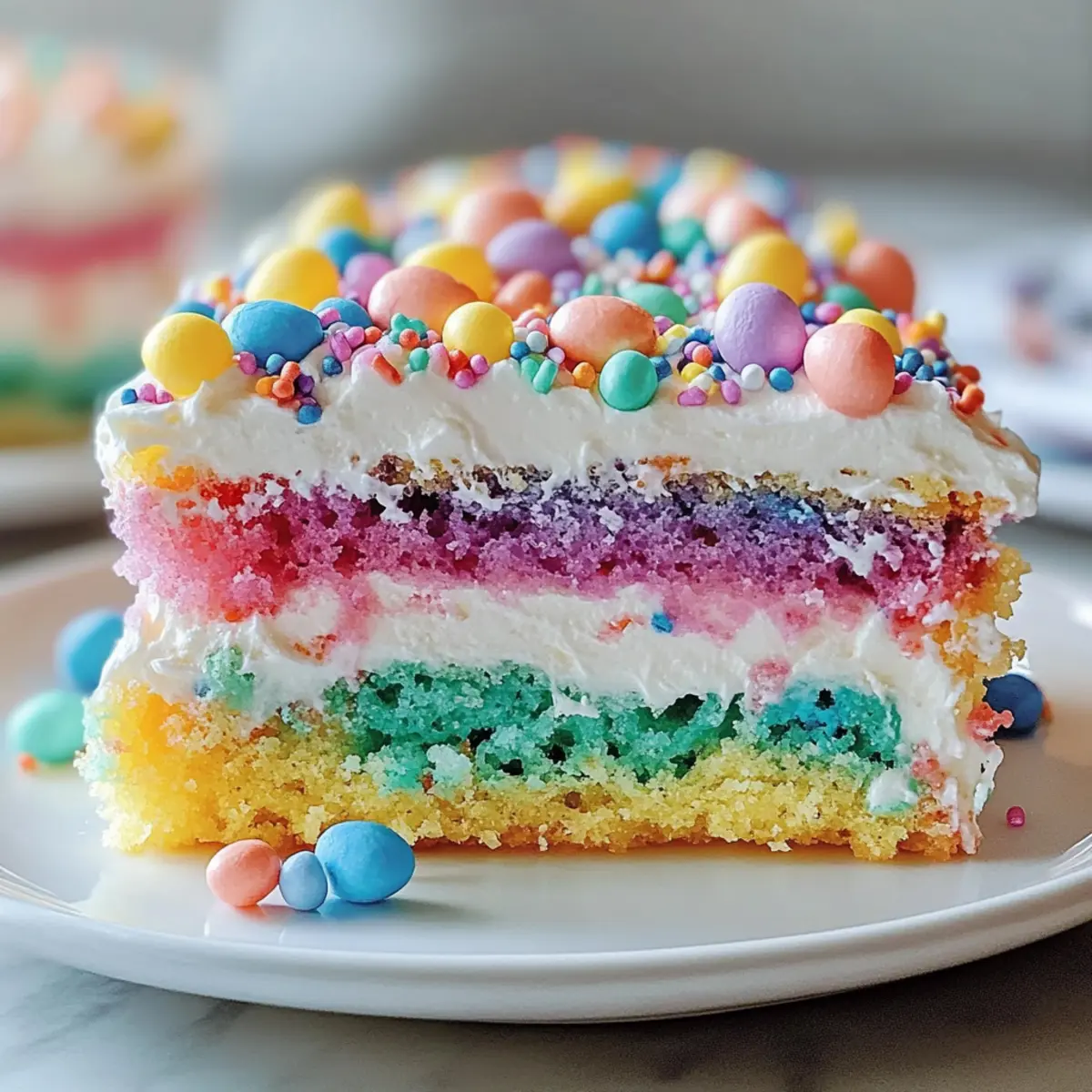 Colorful Easter Poke Cake to Brighten Your Spring Celebrations