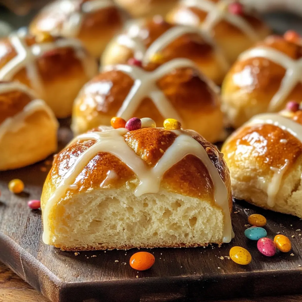 Delightful Italian Sweet Glazed Easter Bread for Your Celebration