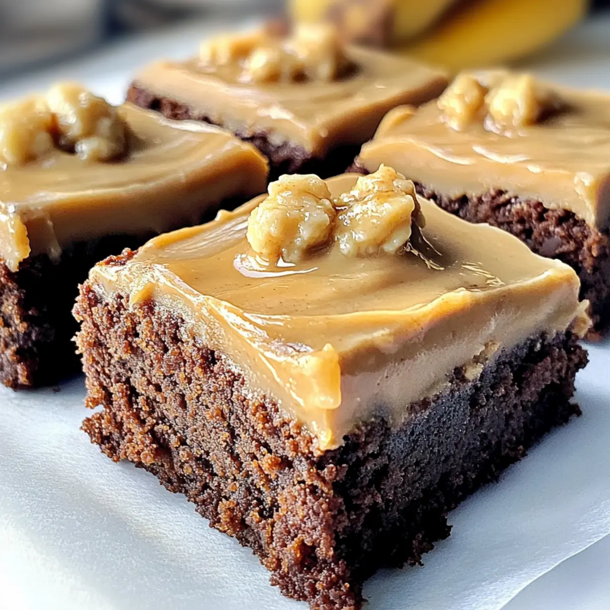 Moist Banana Bread Brownies with Brown Butter Bliss