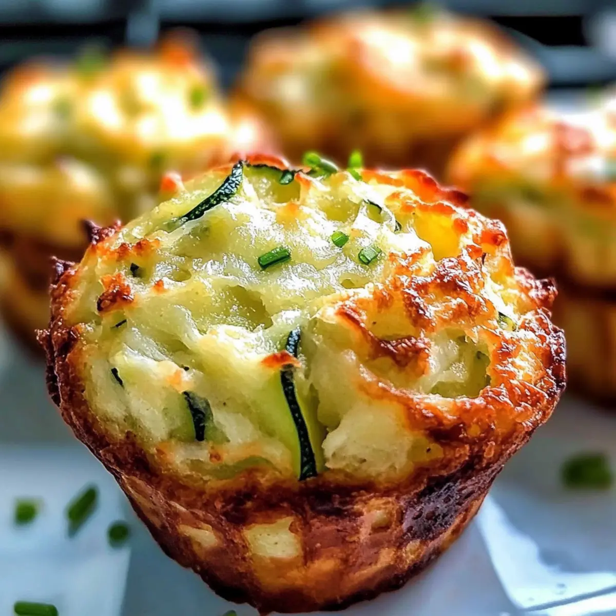 Crispy Parmesan Zucchini Potato Muffins You’ll Crave